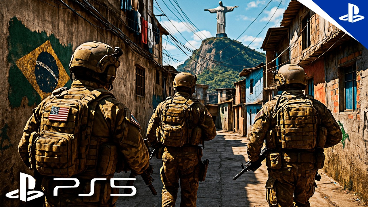 SOLDADOS AMERICANOS ENTRAM NA FAVELA… e o CAOS COMEÇA! | Call of Duty – Gameplay (4K HDR ) PS5