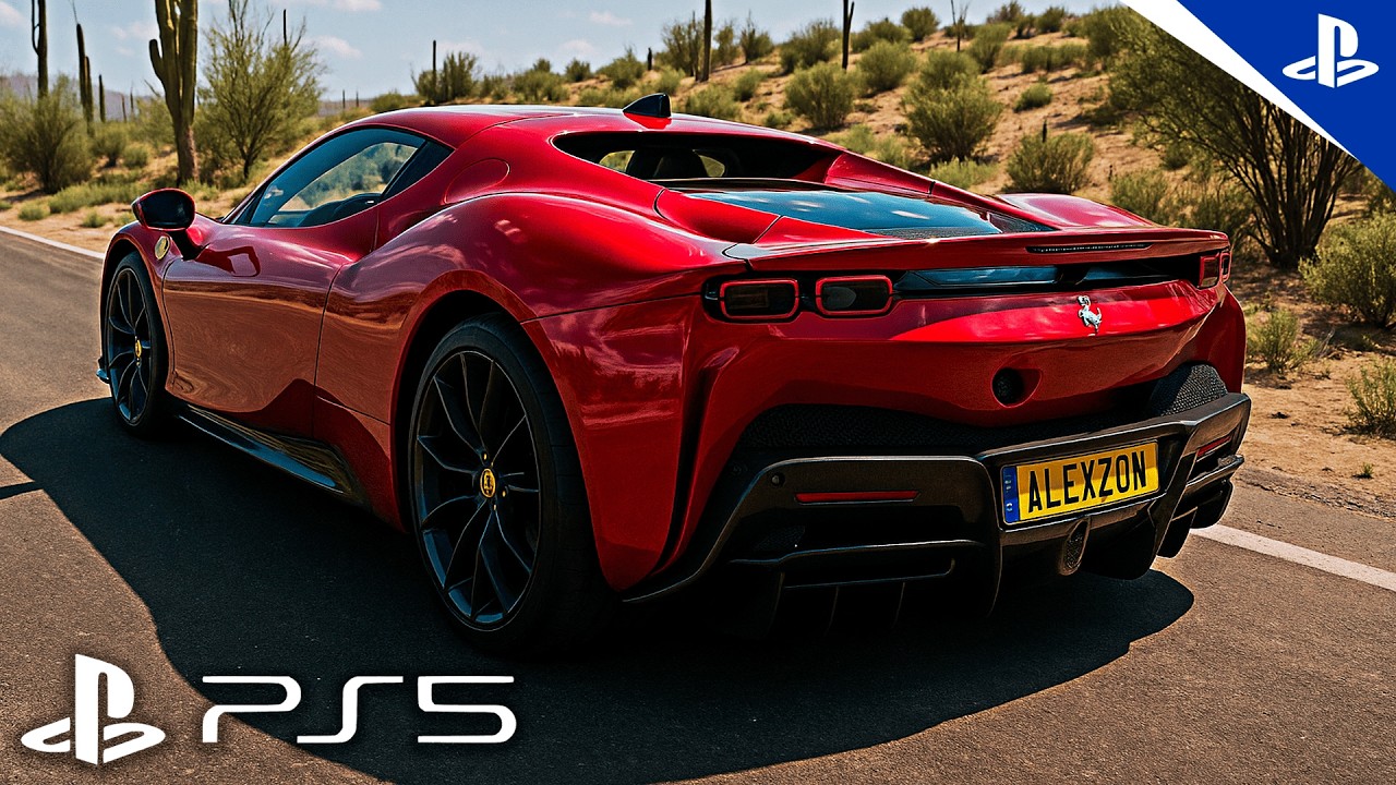 PARECE UM FILME! FERRARI 296 GTB NO FORZA HORIZON 5 É INSANA! – Gameplay PS5 [4K 60FPS HDR]