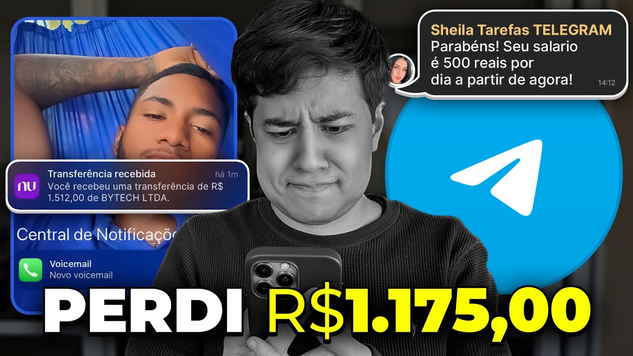 GRUPO DE TAREFAS DO TELEGRAM! CAI NO GOLPE MAIS PERIGOSO DE 2025