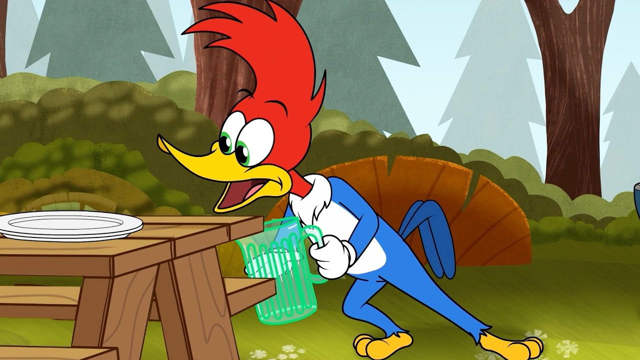 Pica-Pau e o Ladrão de Hambúrgueres!| Pica-Pau | Desenhos Animados em Português