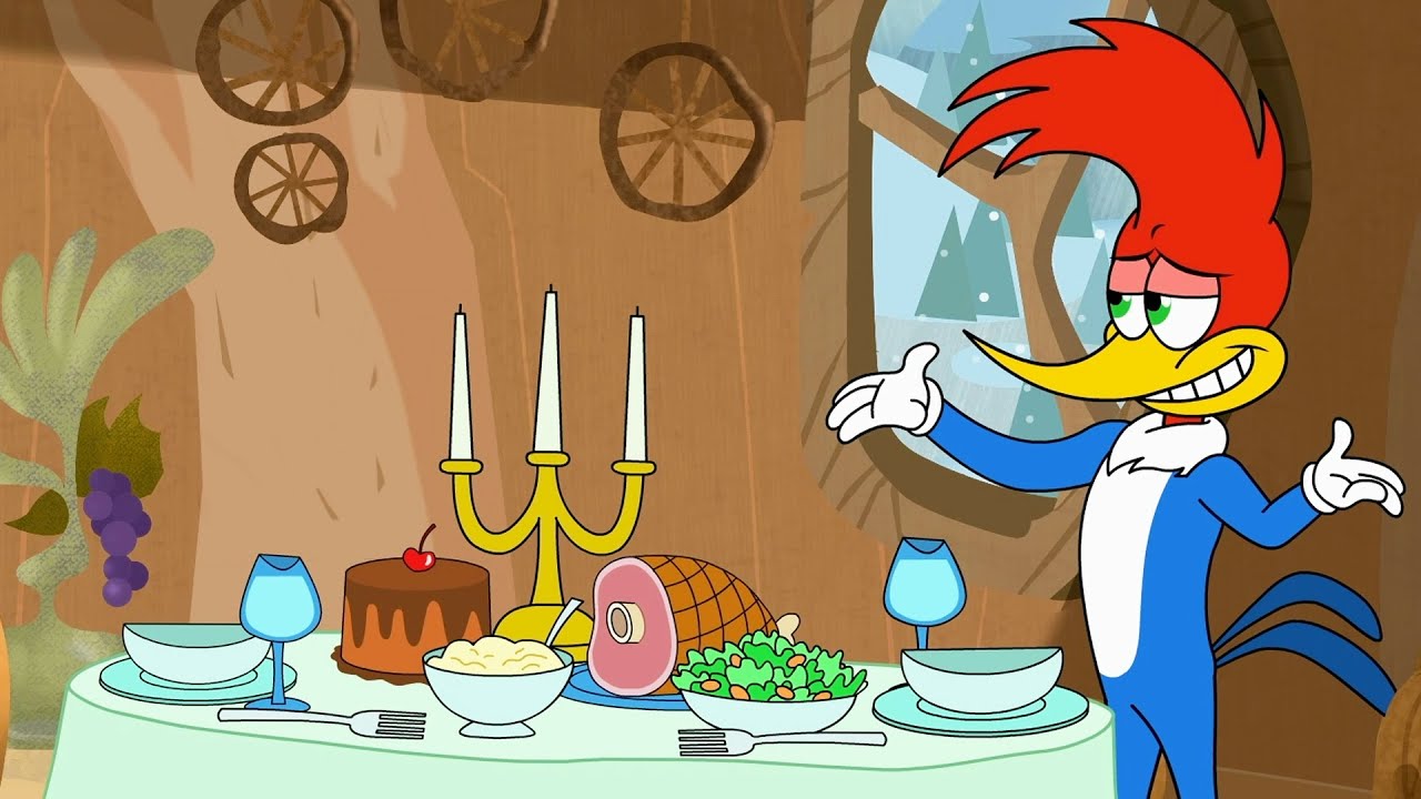 A Noite Romântica de Inverno do Pica-Pau!| Pica-Pau | Desenhos Animados em Português