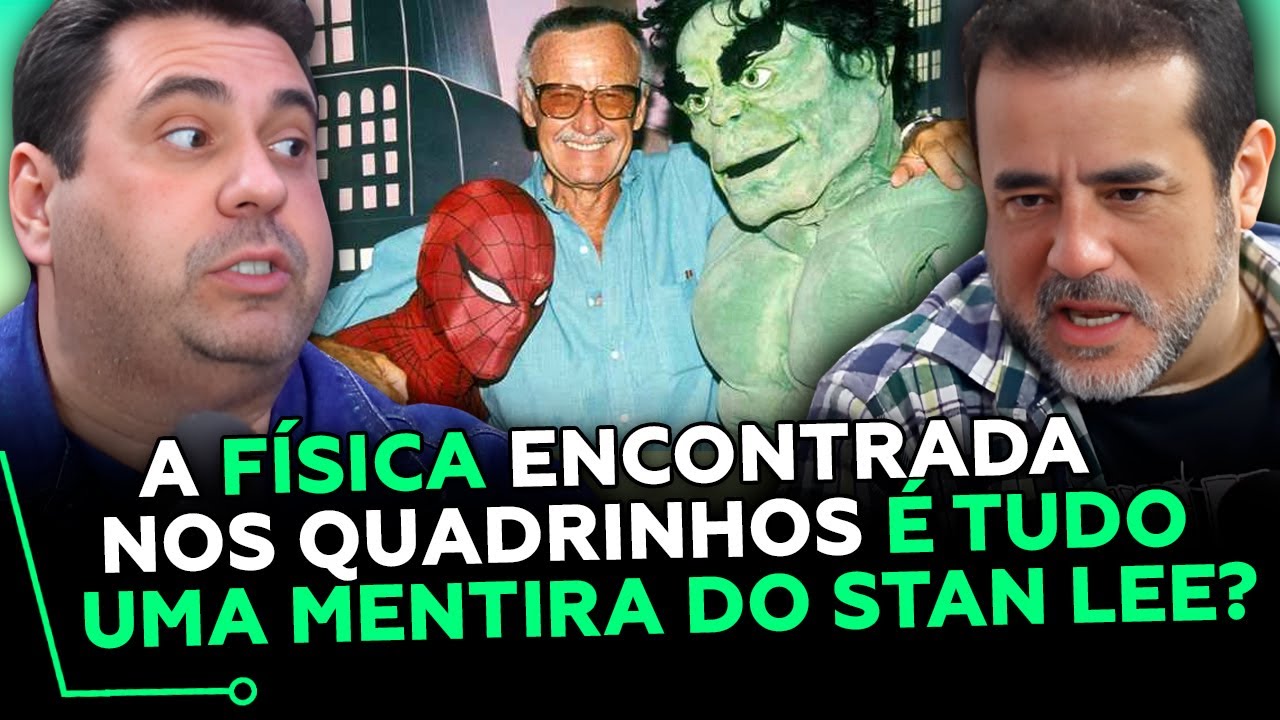 A FÍSICA dos QUADRINHOS É TUDO INVENTADO PELO STAN LEE? Marvel com Alexandre Morgado