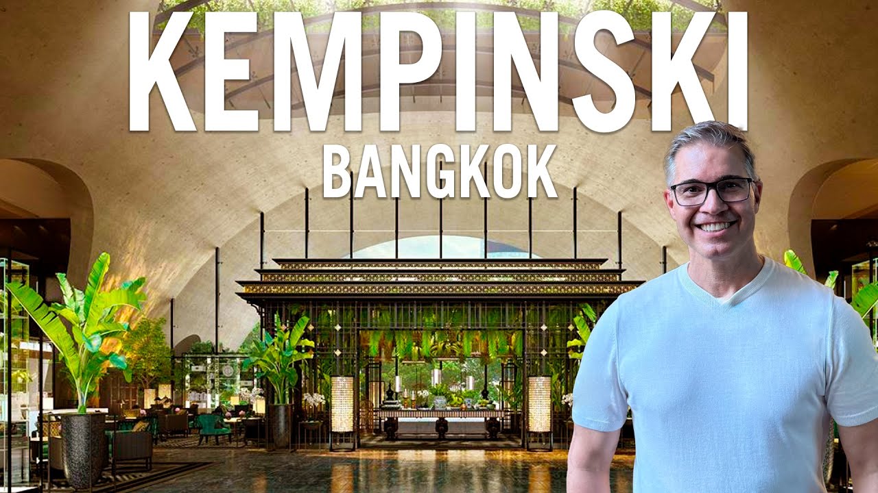 Luxo e ousadia em um dos hotéis mais incríveis da Tailândia, o Sindhorn Kempinski Bangkok