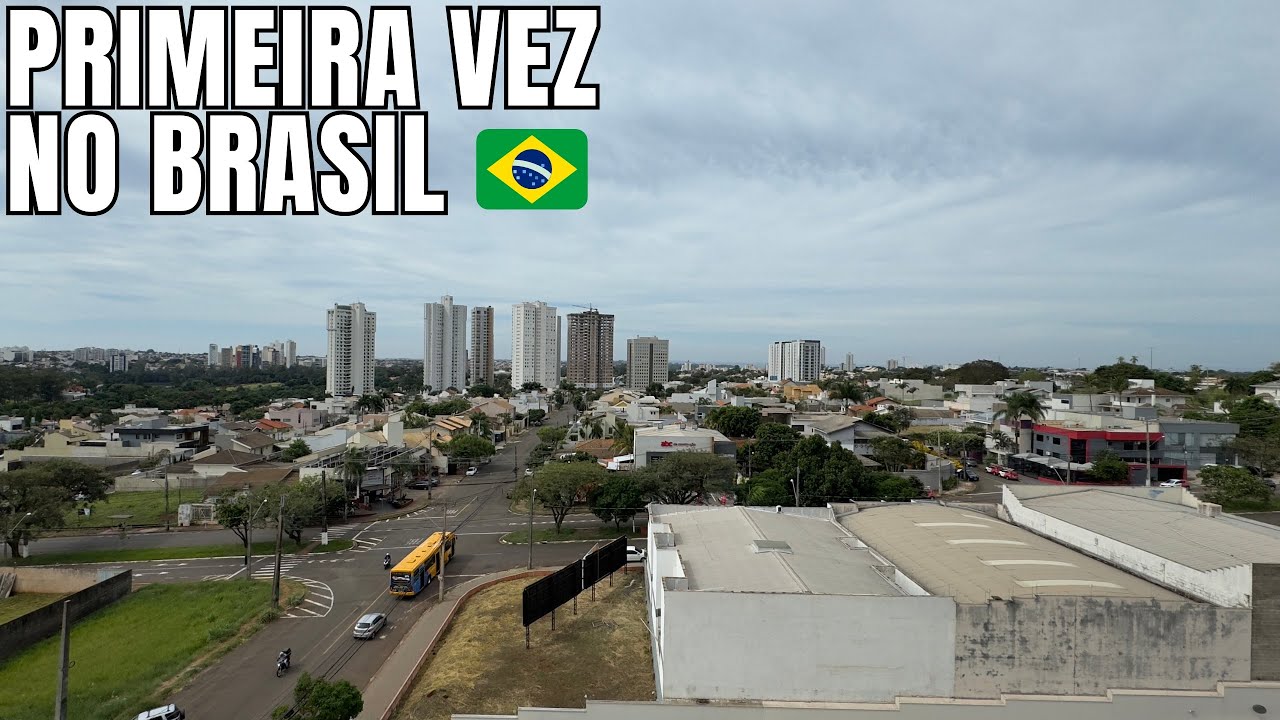 MINHA PRIMEIRA VEZ NO BRASIL 🇧🇷