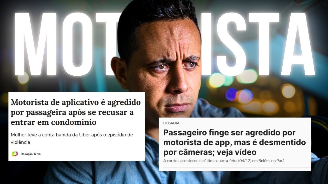Ser Uber no Brasil é pedir muito pra se fud…