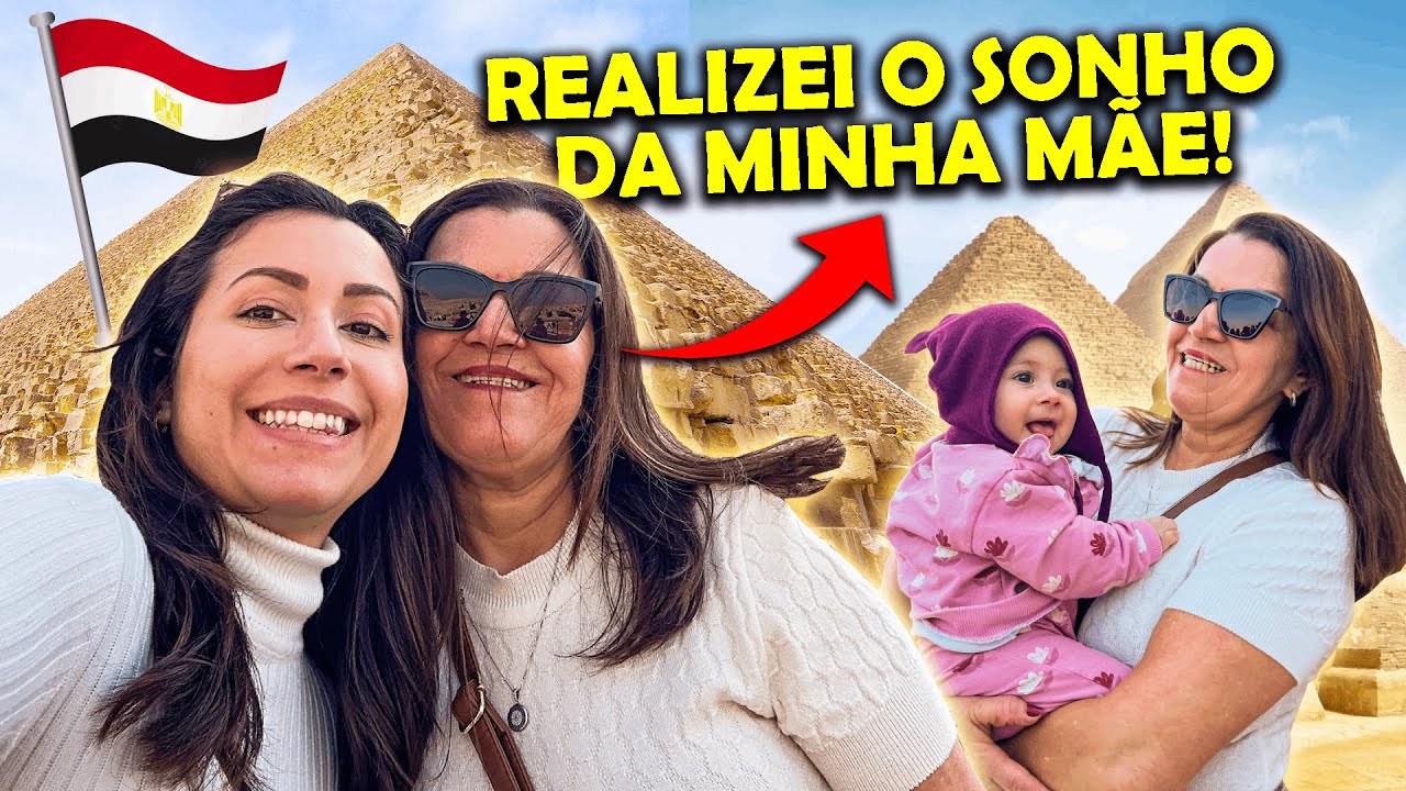 Trouxe Minha Mãe pro Egito e Essa Foi a Reação Dela | Brasileira no Egito