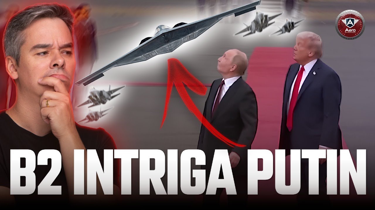 Os AVIÕES do ENCONTRO de TRUMP e PUTIN no ALASCA