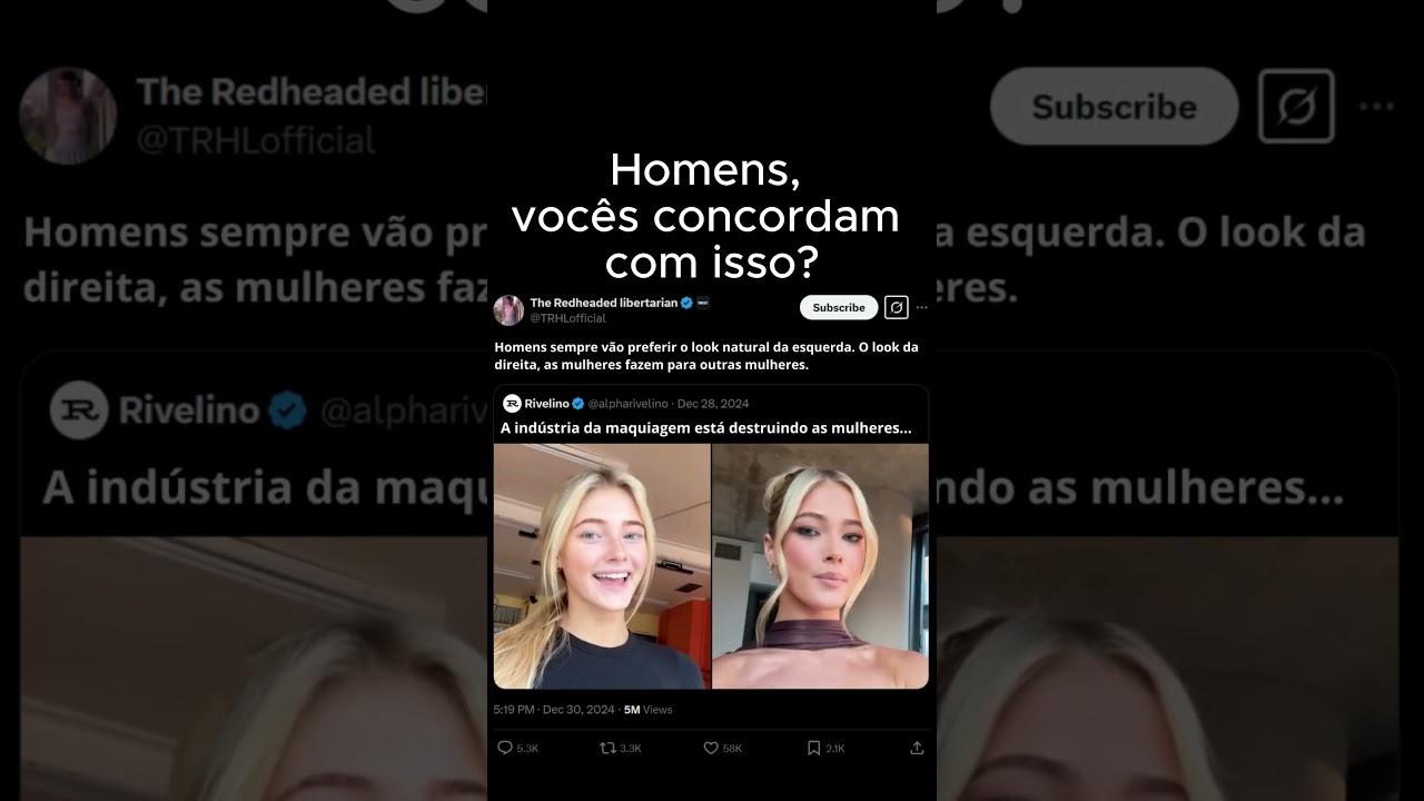 A MAQUIAGEM está destruindo as MULHERES