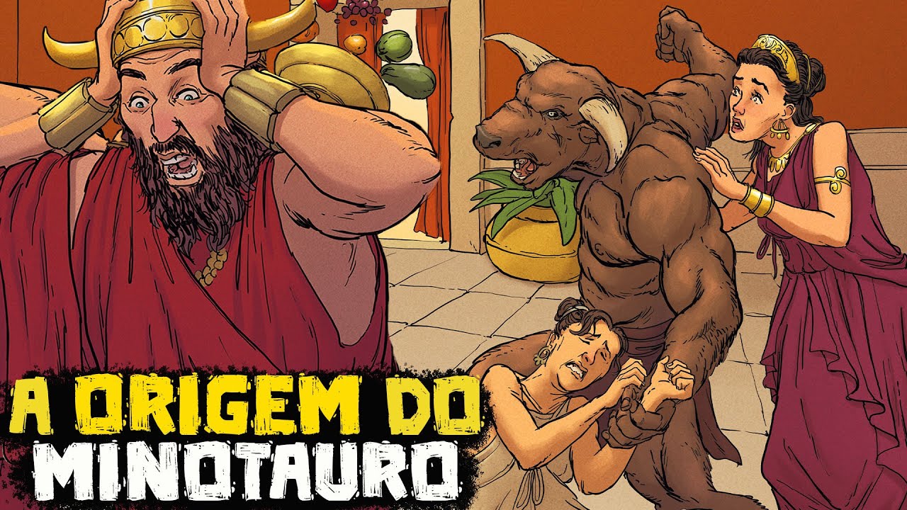 A Origem do Terrível Minotauro – Mitologia Grega em Quadrinhos – Foca na História