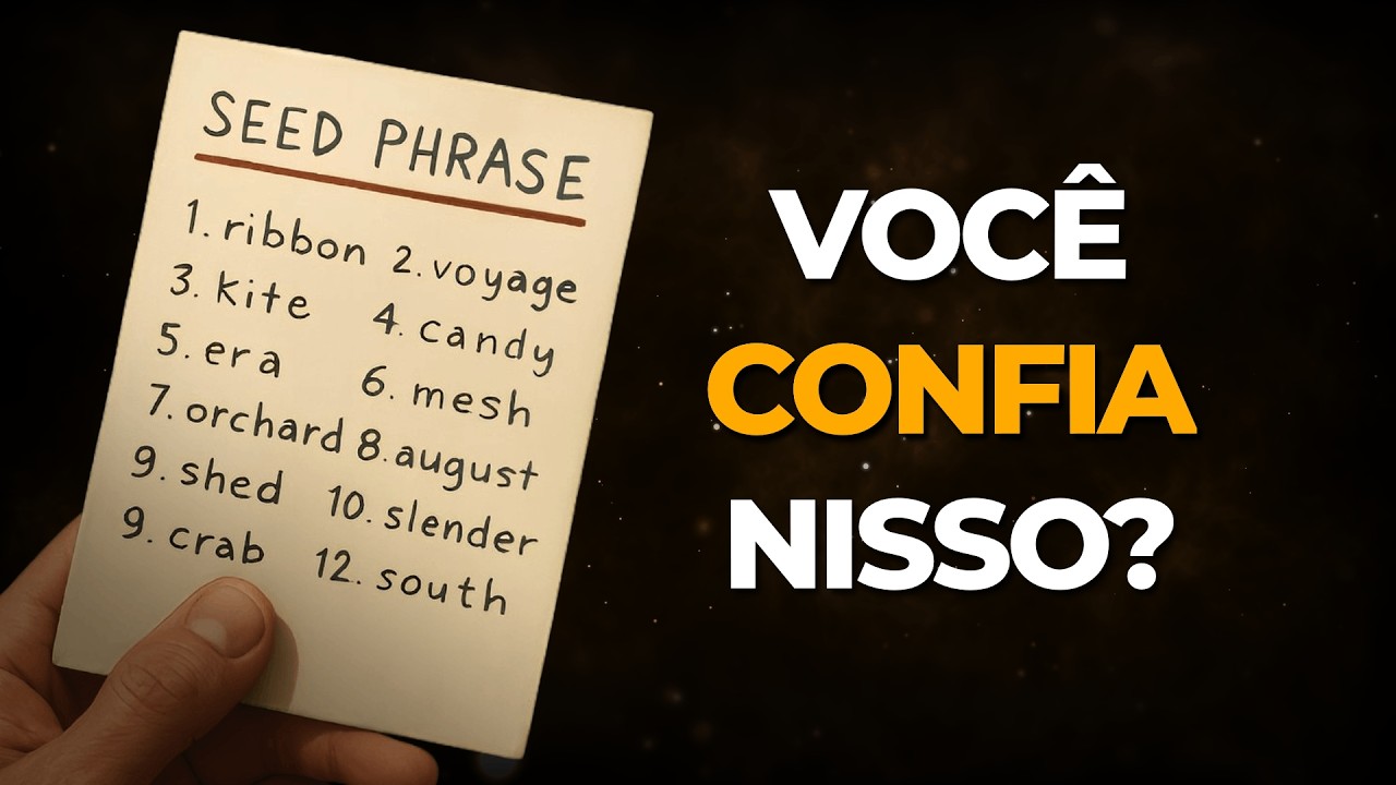 Alguém pode descobrir sua Seed Phrase? Testei na prática!