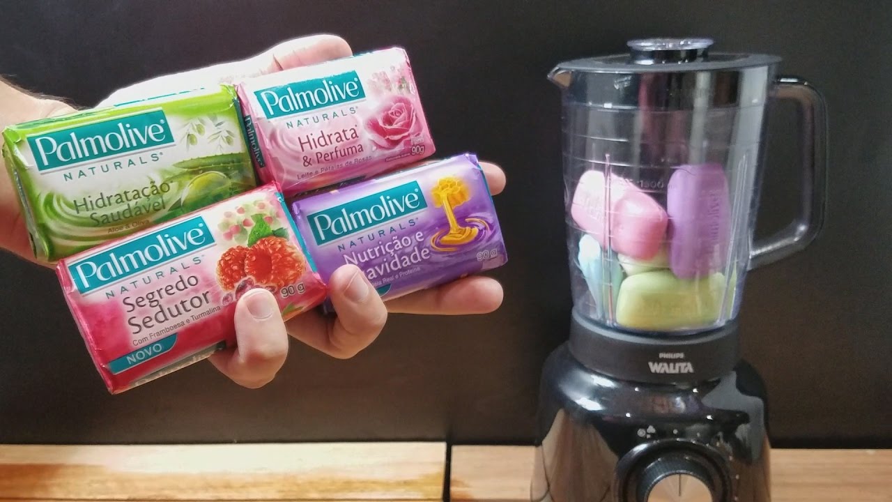 COLOQUEI SABONETE DENTRO DO LIQUIDIFICADOR! ( EXPERIMENTO – ÁREA SECRETA )