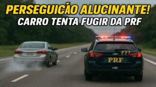 Carro Tenta dar Fuga na PRF