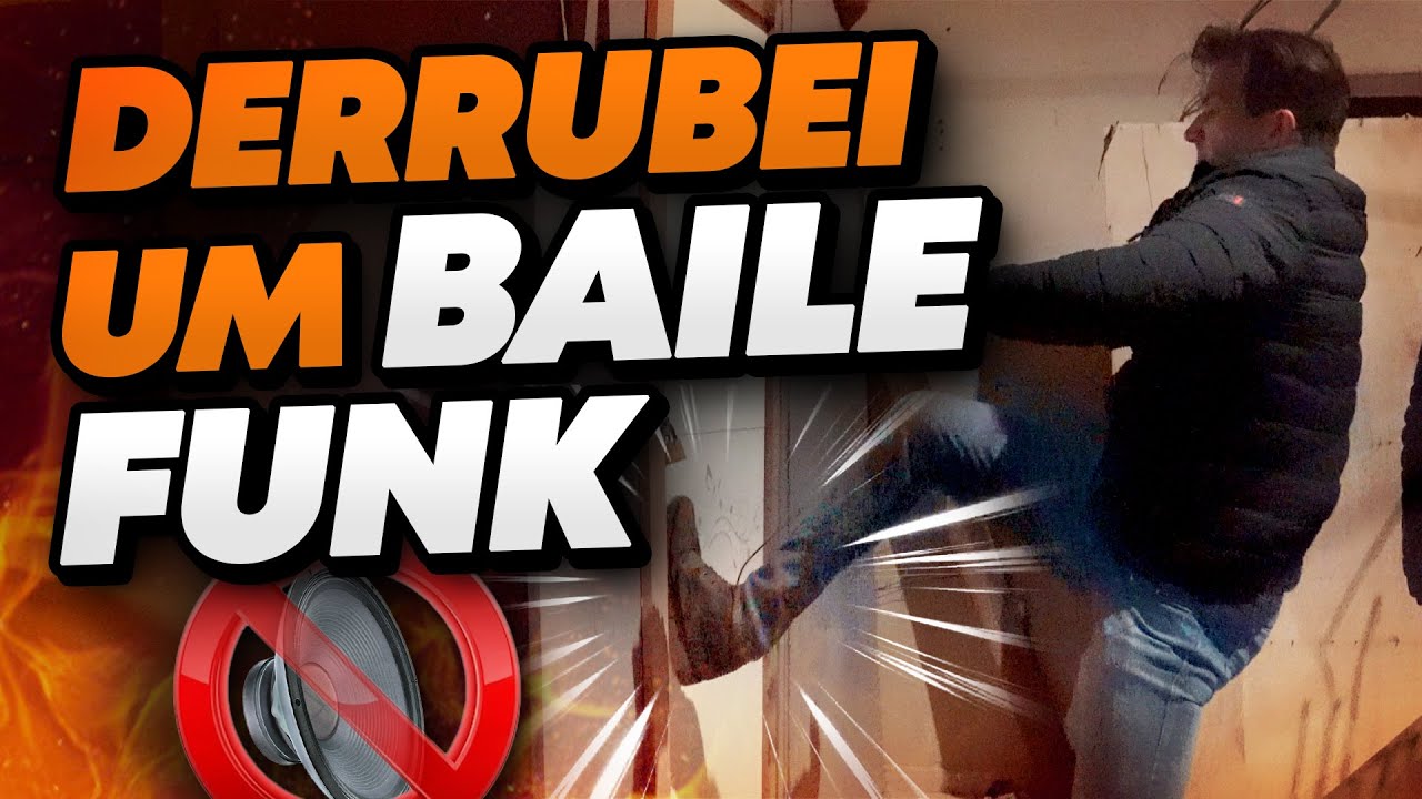 Coloquei o baile funk para correr