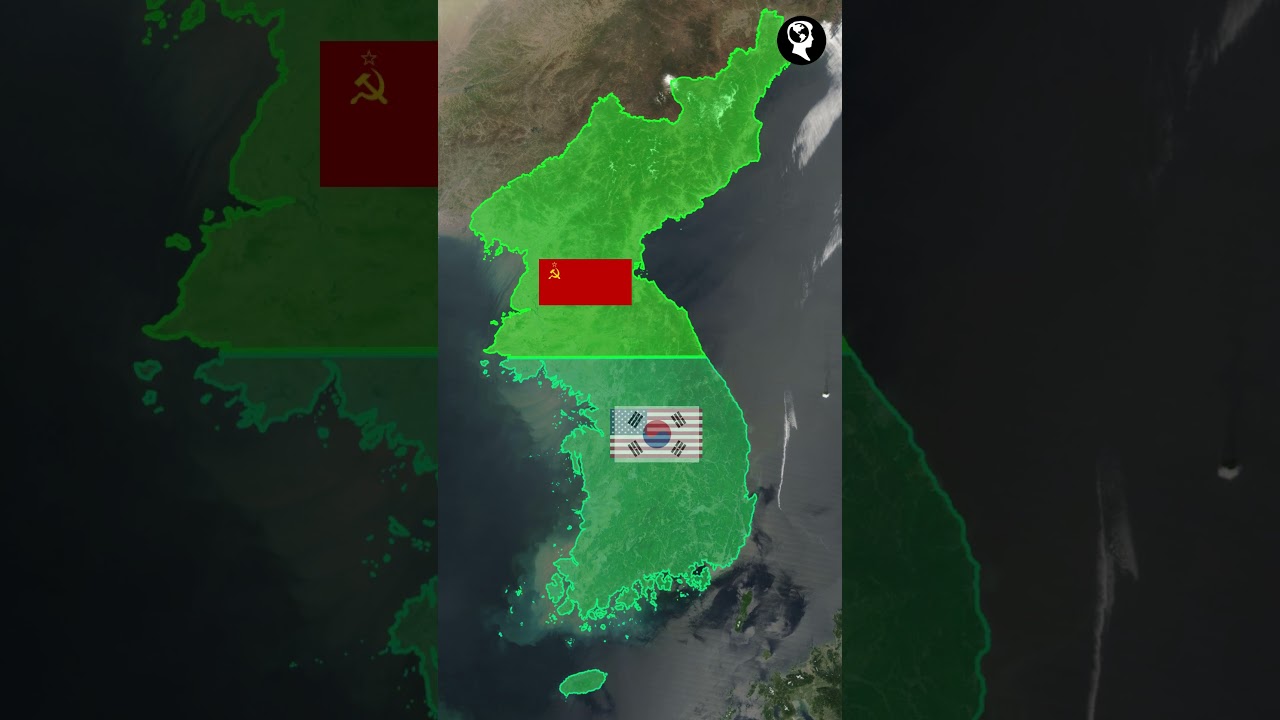 Como se formou a fronteira entre as Coreias  #historia #coreiadonorte #coreiadosul  #noticias
