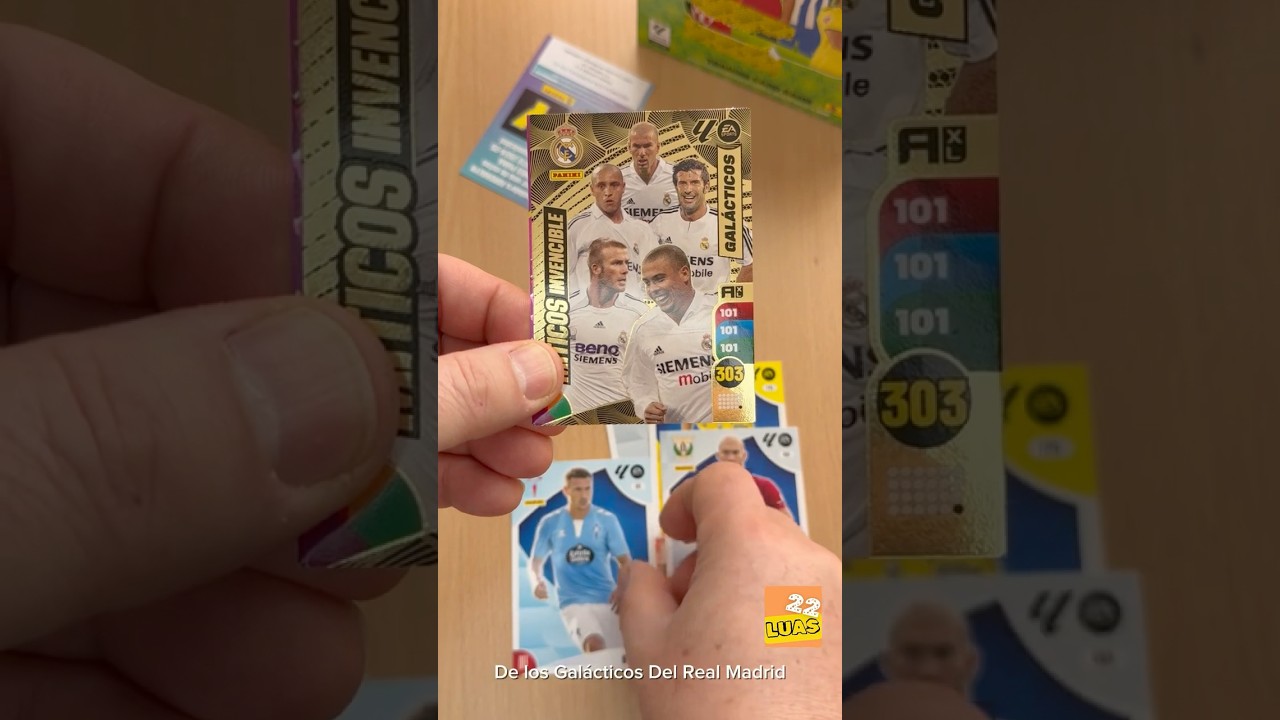 Consigo GALÁCTICOS REAL MADRID 🔥AdrenalynXL 2024-25 #adrenalynxl #cromos #futbol #consigo #panini