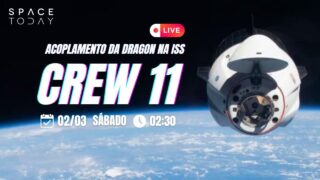 DOCKING CREW-11 COM A ISS | CHEGADA DOS ASTRONAUTAS