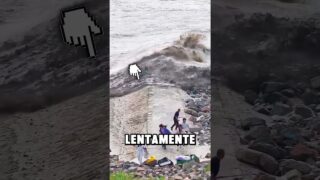 Essas pessoas quase foram atingidas por um tsunami #curiosidades