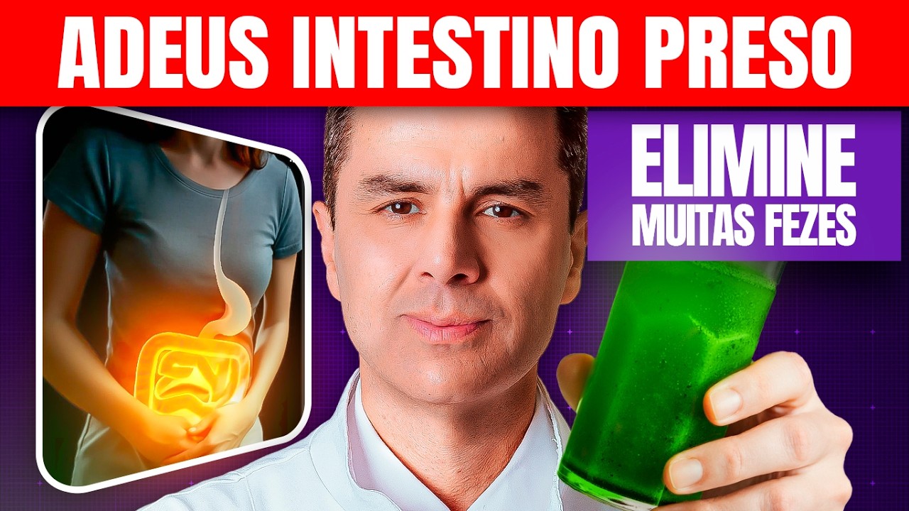 Esse SUCO PODEROSO ACABA com INTESTINO PRESO e GASES (fácil e rápido)