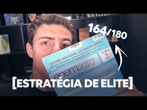 Fiz 164/180 acertos no ENEM 2023 com essa ESTRATÉGIA de PROVA (baseada na ciência)