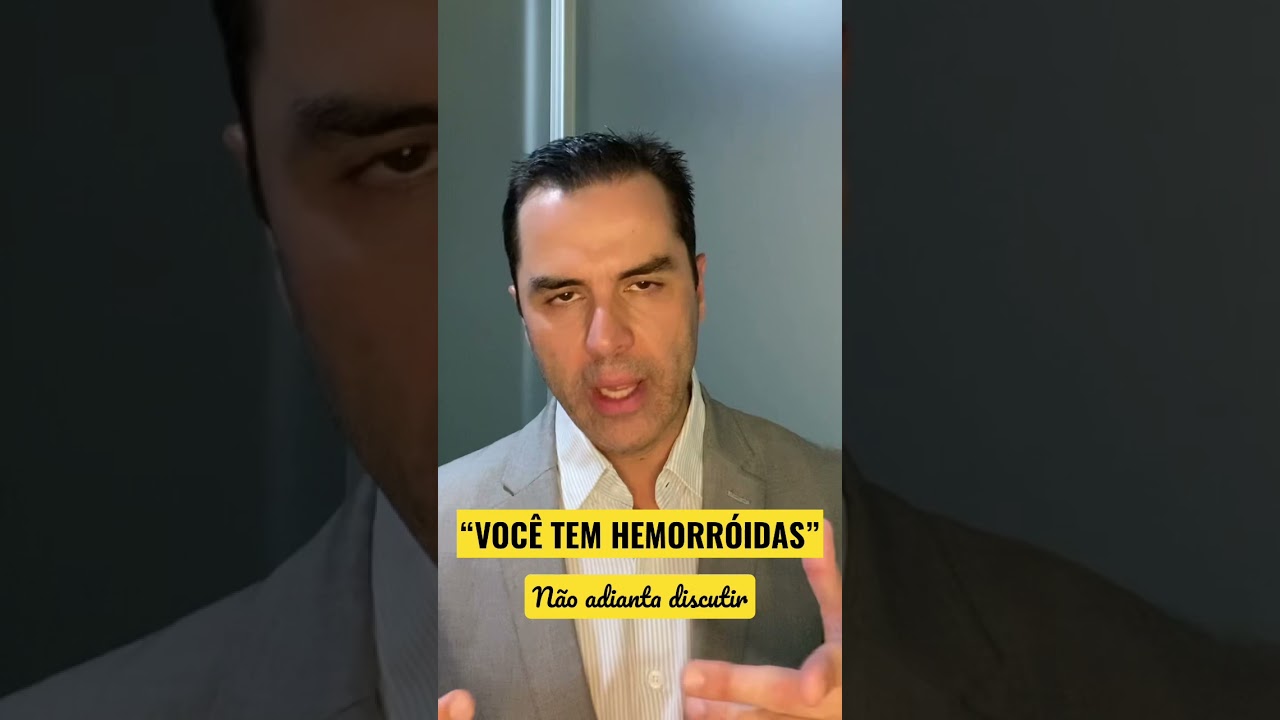 HEMORROIDAS ! TODO MUNDO TÊM. Dr.Fernando Lemos  – Coloproctologista