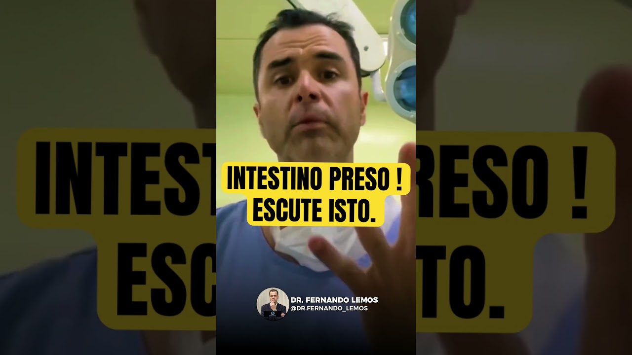 INTESTINO PRESO ! Constipação Intestinal. Dr.Fernando Lemos – Coloproctologista
