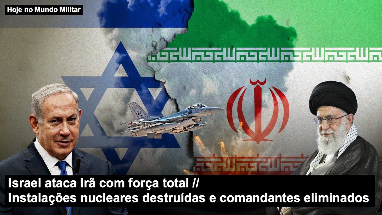 Israel ataca Irã com força total – Instalações nucleares destruídas e comandantes eliminados