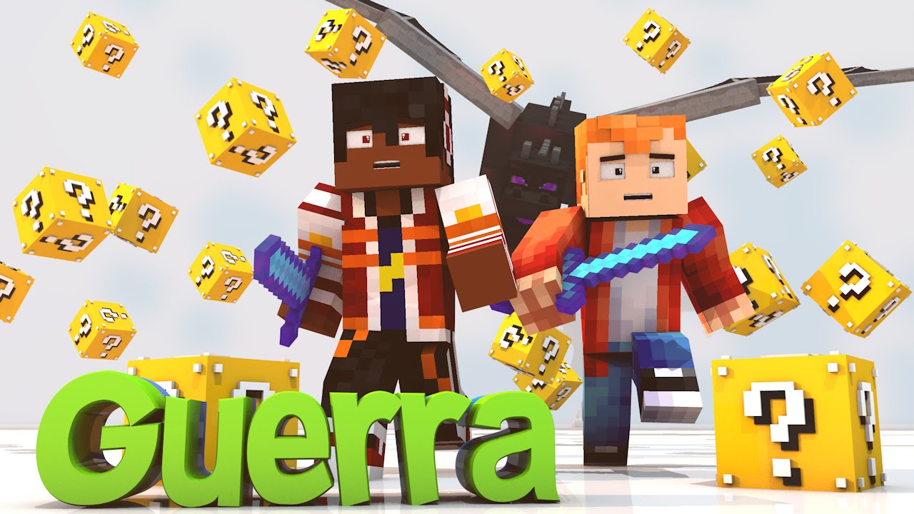 Minecraft: GUERRA DE LUCKY BLOCK! [parte 1] ft. PokeyBR