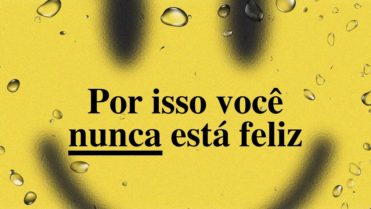 Os seus OBJETIVOS DE VIDA estão te tornando INFELIZ