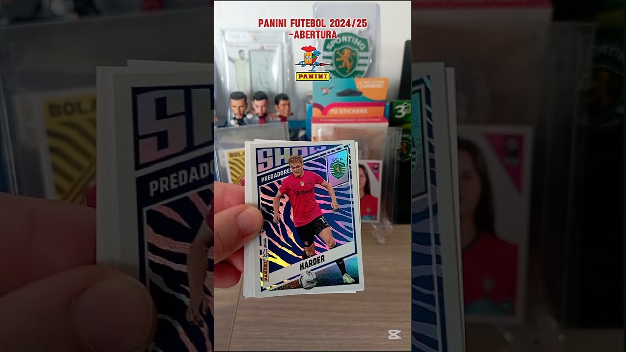 PANINI FUTEBOL 2024/25 💚❤️ – ABERTURA #paninicromos #colecionismo #stickers #cromos #paniniportugal