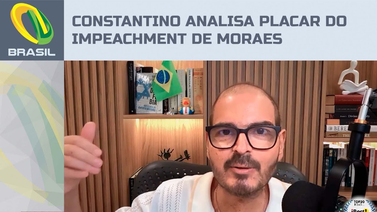 Rodrigo Constantino comenta quantos votos faltam para o impeachment de Alexandre de Moraes