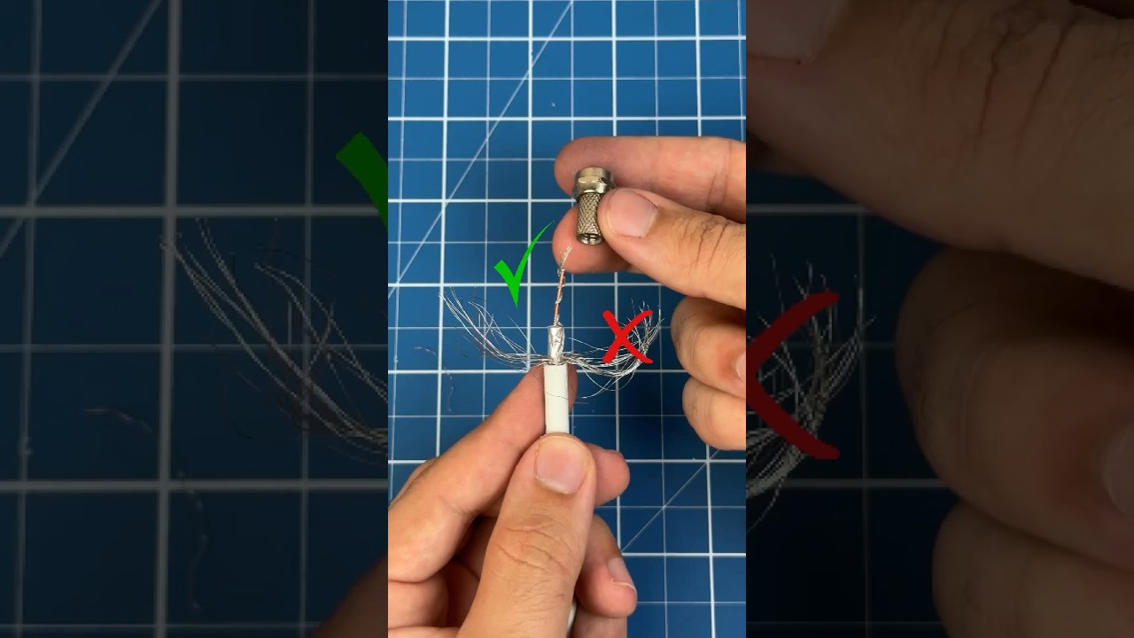 Um eletricista me ENSINOU a conectar cabo de antena da forma CORRETA!