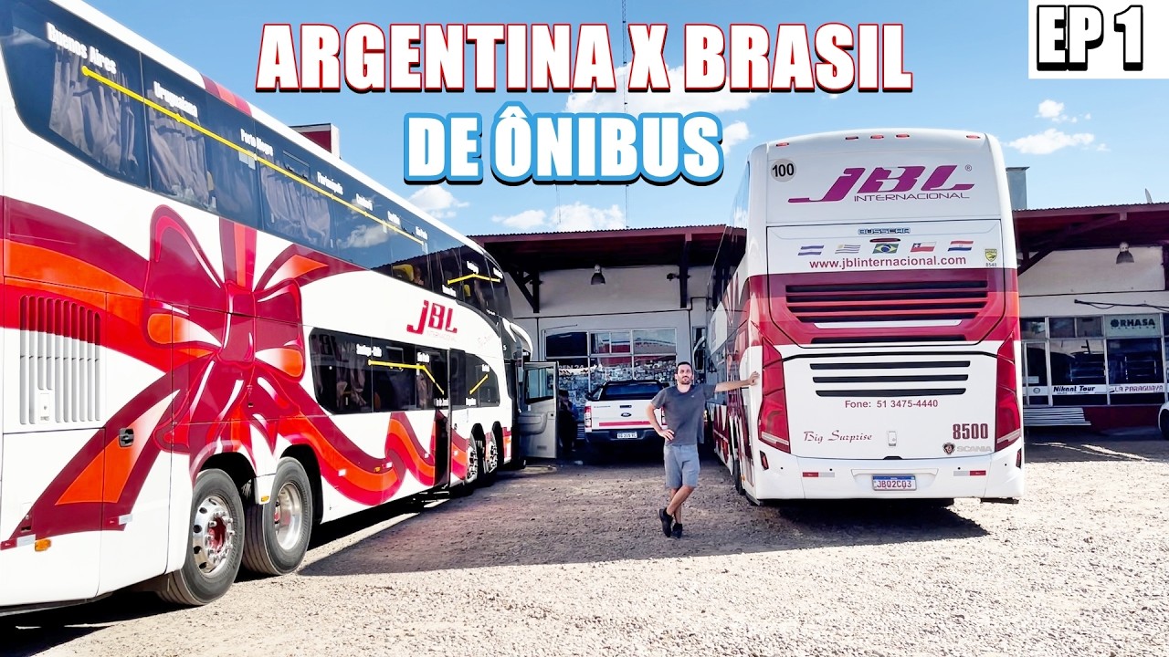 VIAJANDO DE ÔNIBUS BUENOS AIRES A PORTO ALEGRE NA JBL INTERNACIONAL