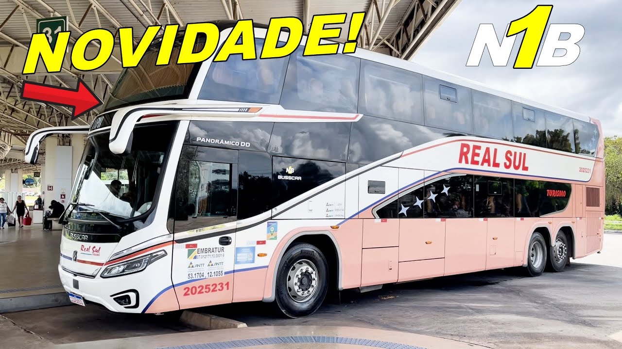 VIAJEI no NOVO BUSSCAR NB1 PANORÂMICO do DF para o NORDESTE  ep 1