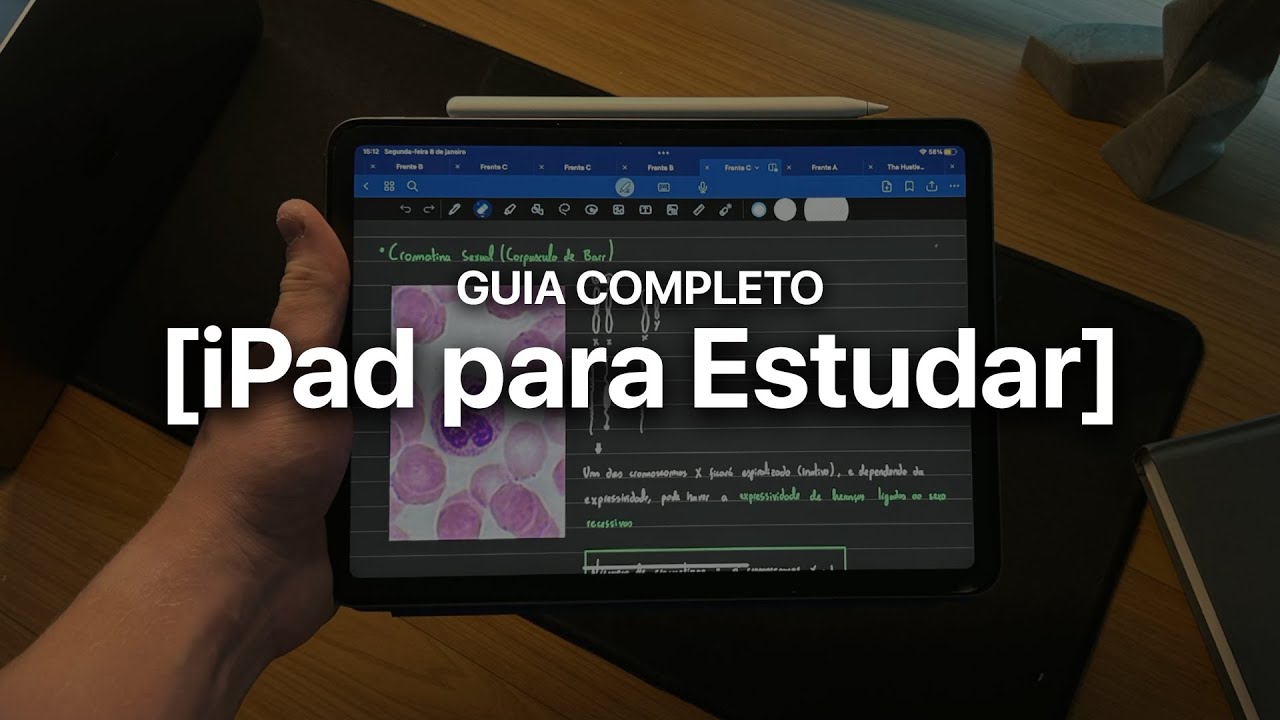 iPad para estudar: O GUIA COMPLETO – Apps, acessórios, planejamento e dicas de anotação
