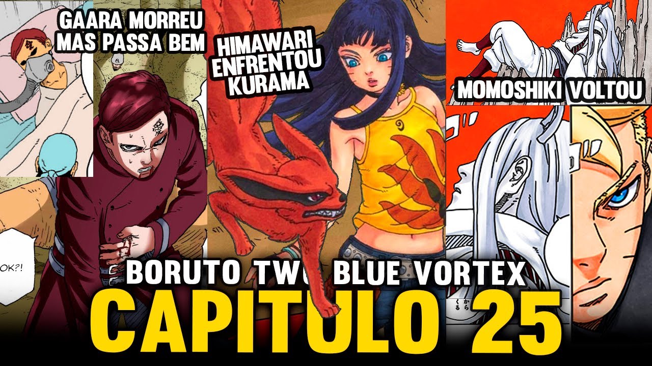 BOMBA! HIMAWARI TREINA COM KURAMA E O GAARA QUASE MORRE EM BORUTO TWO BLUE VORTEX – CAP 25