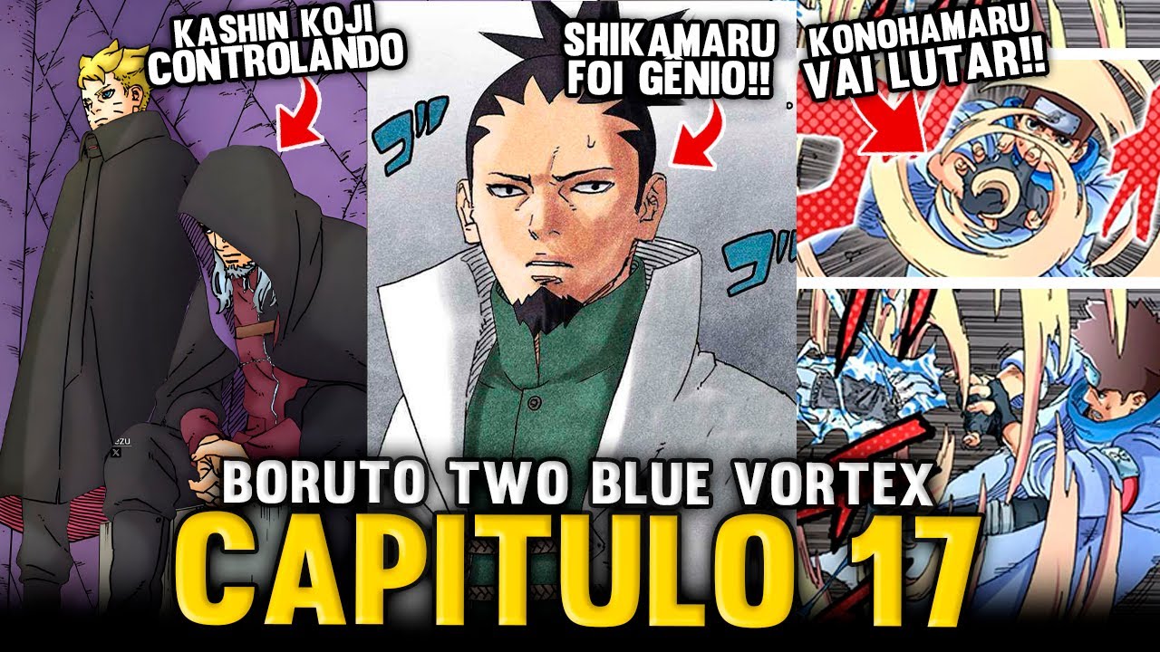 BOMBA! SHIKAMARU FAZ PLANO PECULIAR PARA DERROTAR OS SHINJUS – Boruto Two Blue Vortex Cap 17