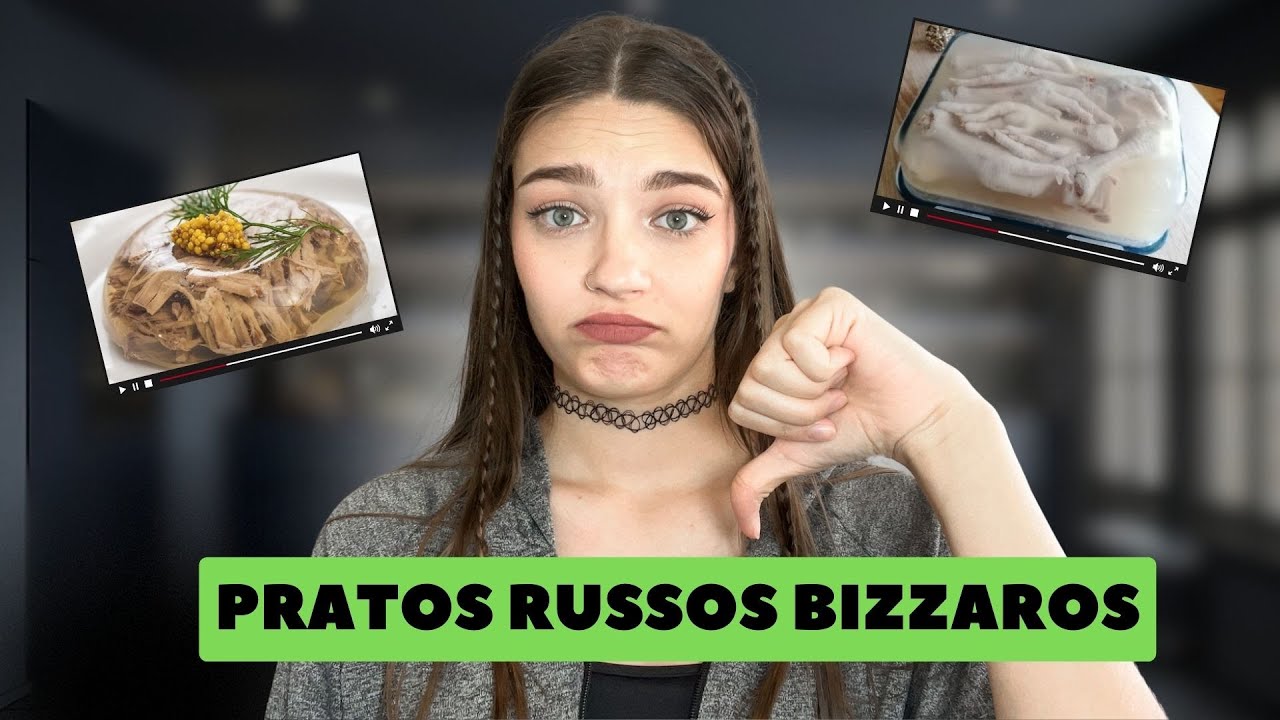 🇷🇺​ PRATOS RUSSOS BIZARROS que os russos adoram