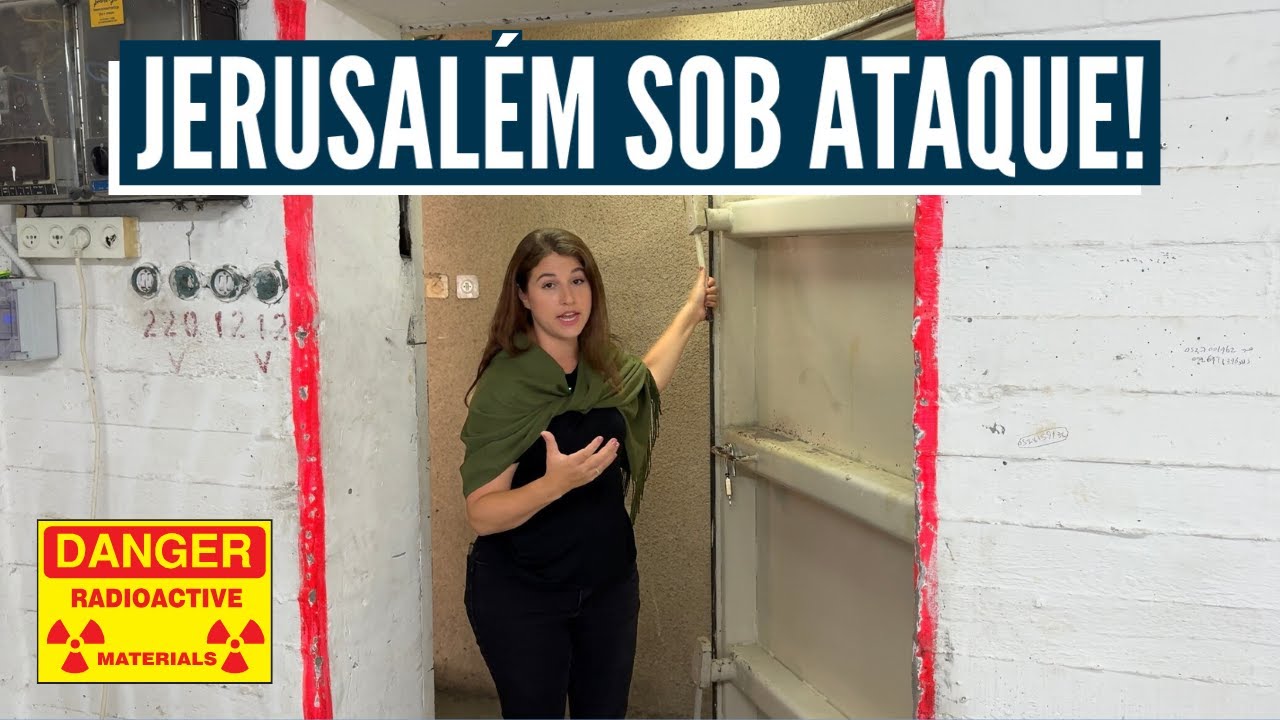 IRÃ ESTÁ BOMBARDEANDO JERUSALÉM! Israel com Aline