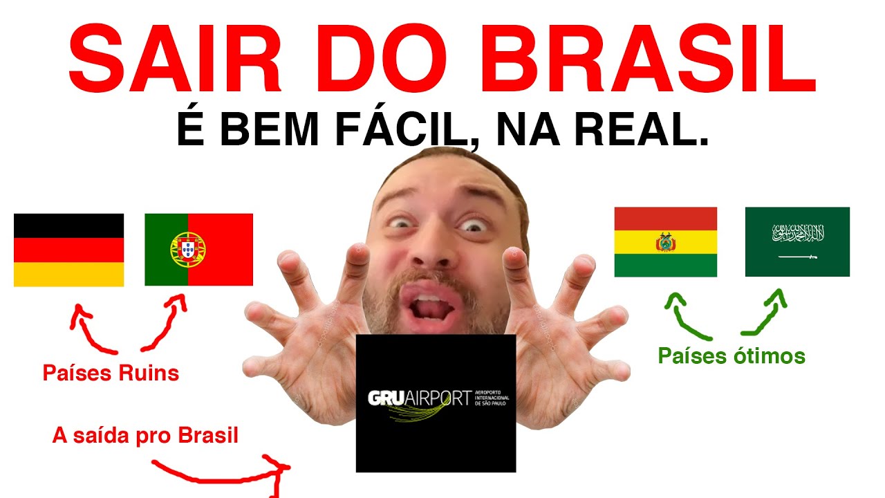 SAIR do BRASIL é bem fácil, na real