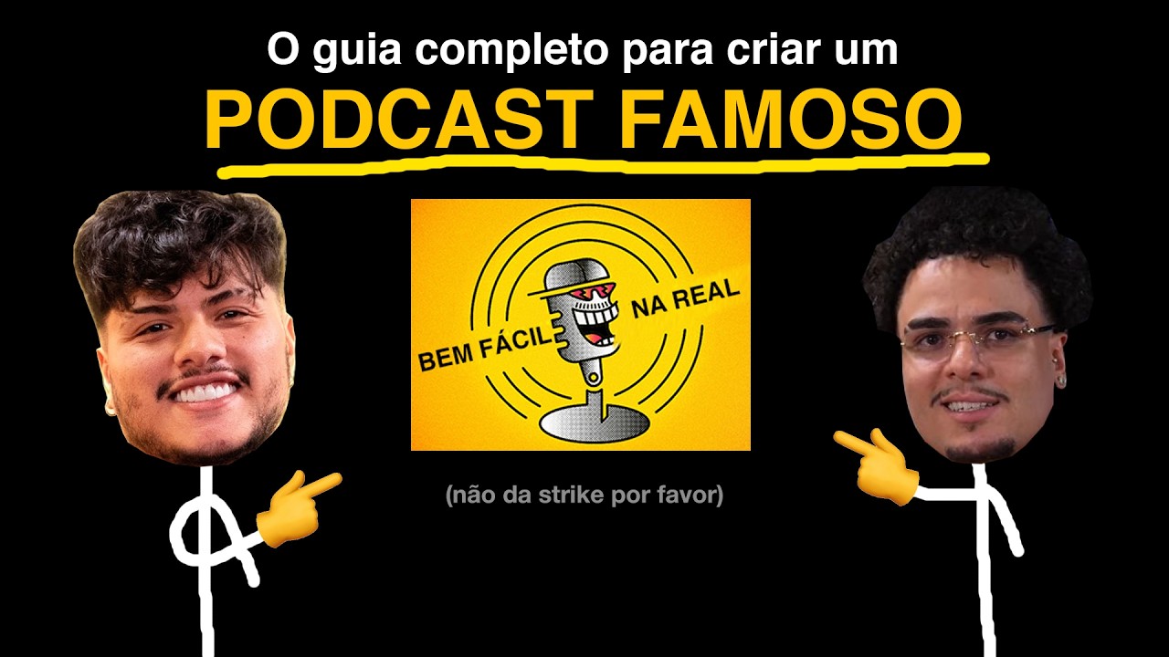 Criar um PODCAST FAMOSO é bem fácil, na real