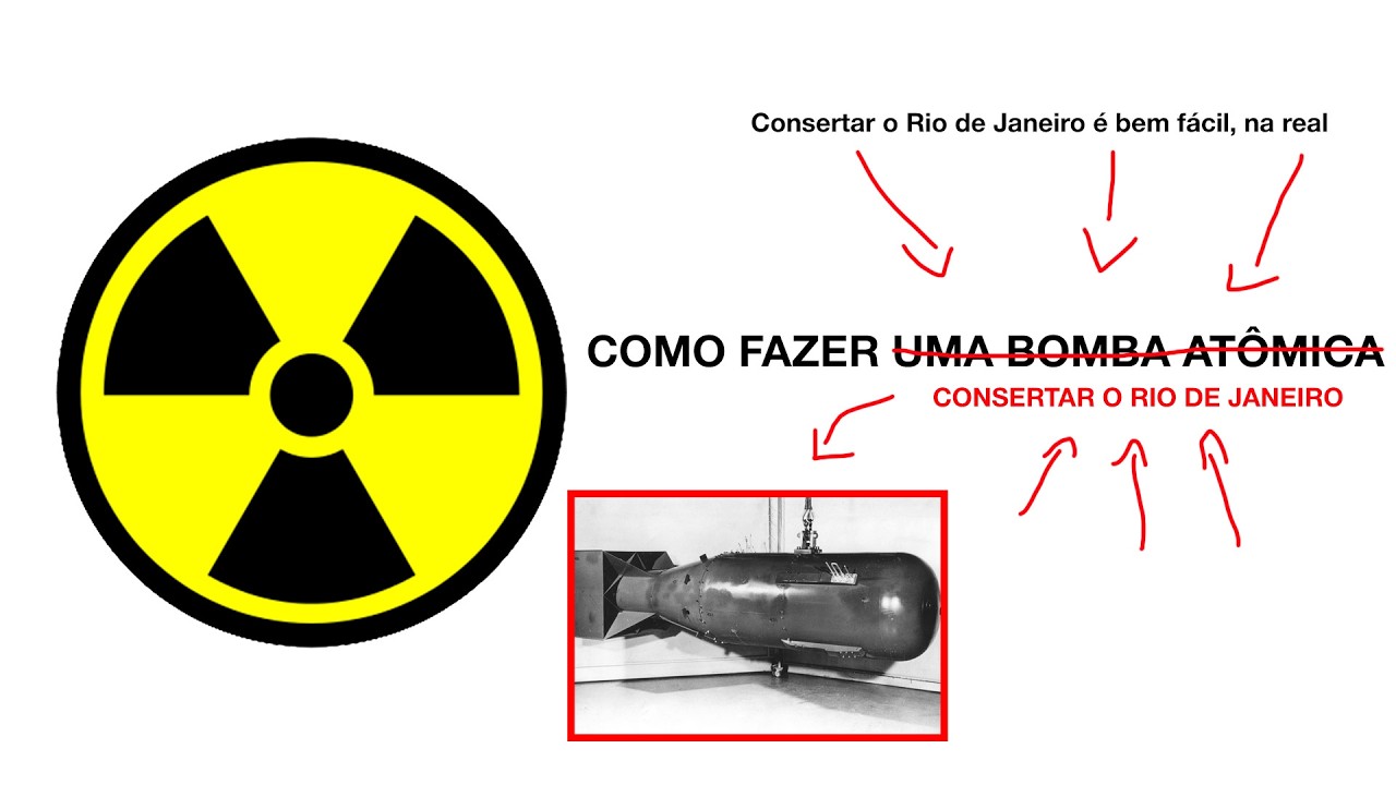 Fazer uma BOMBA NUCLEAR é bem fácil, na real.