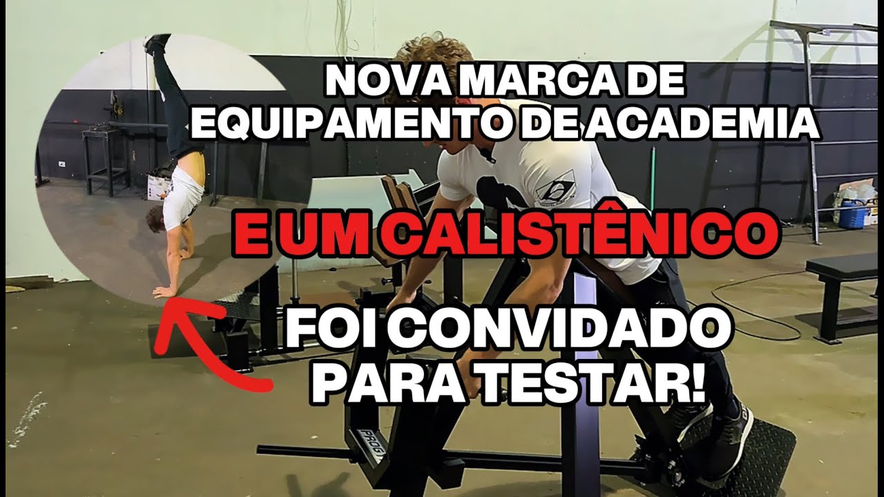 Chamaram um CALISTÊNICO pra testar MÁQUINAS DE MUSCULAÇÃO!!