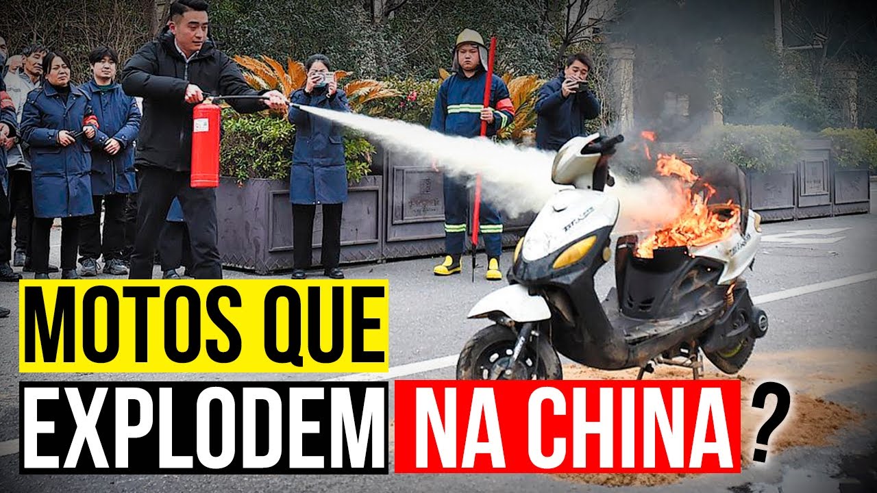 💥Por que MILHARES de Motos Elétricas estão EXPLODINDO na CHINA❓