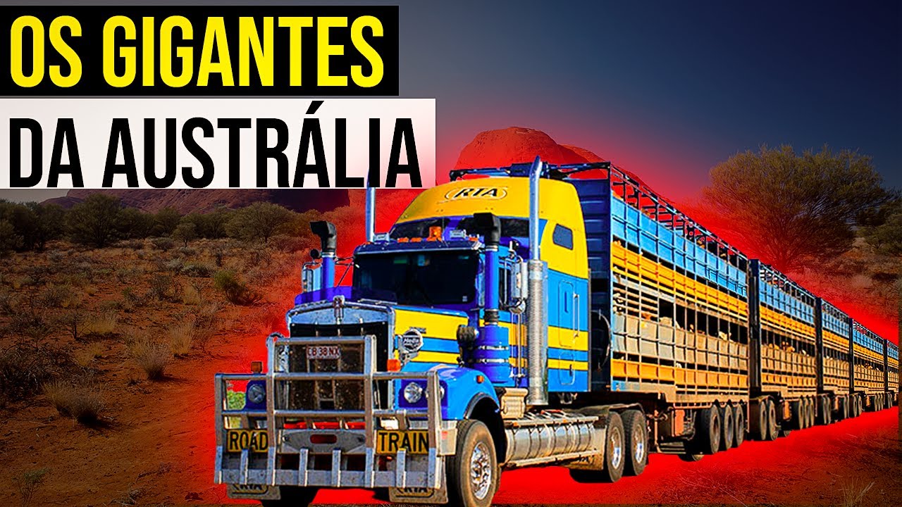 😳POR QUE OS CAMINHÕES AUSTRALIANOS SÃO TÃO GRANDES❓❓