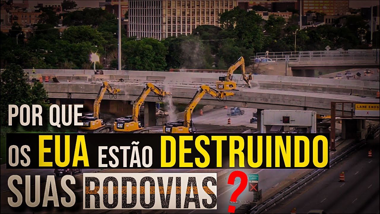🇺🇸Porque os ESTADOS UNIDOS vão investir US$ 20 BILHÕES para DESTRUIR rodovias❓