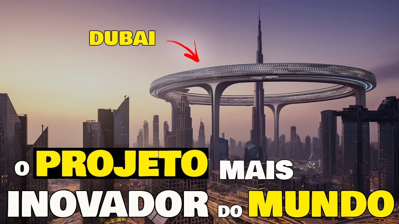 😱O INSANO projeto de DUBAI para CRIAR uma CIDADE nas ALTURAS🚡