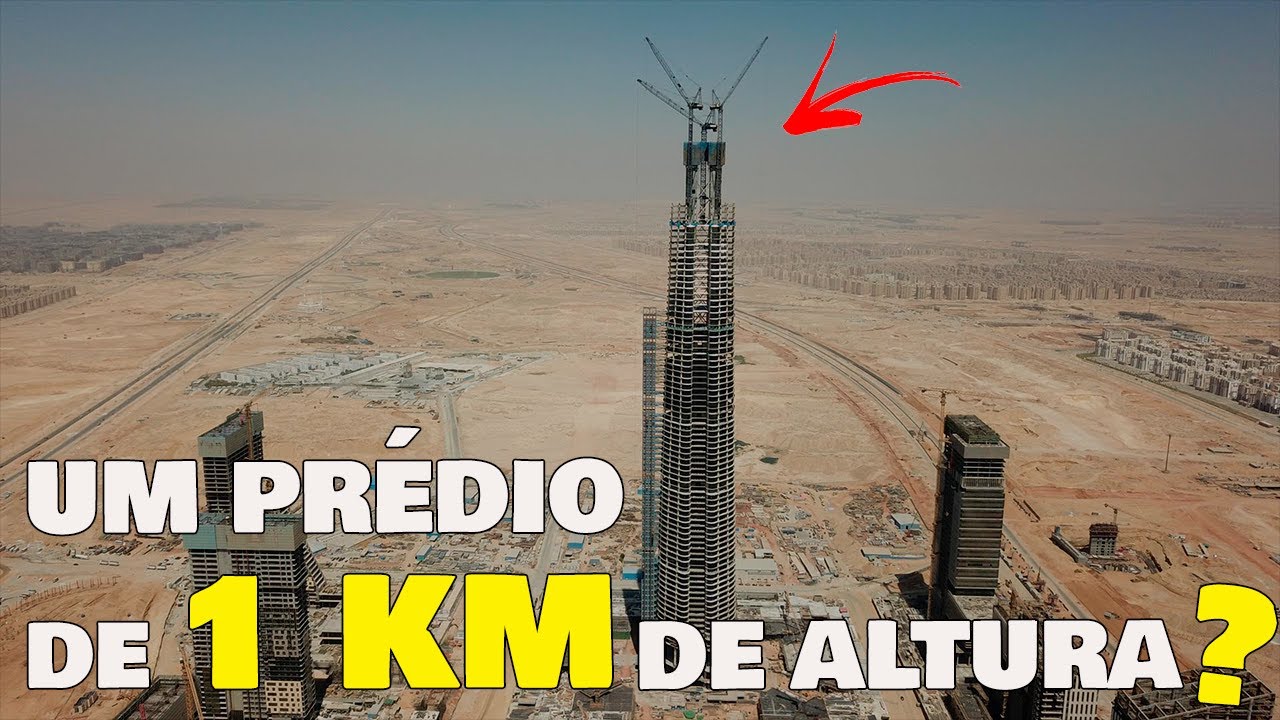 😱 Por que os egípcios QUEREM construir UM PRÉDIO DE 1km DE ALTURA?? A Nova Capital do Egito
