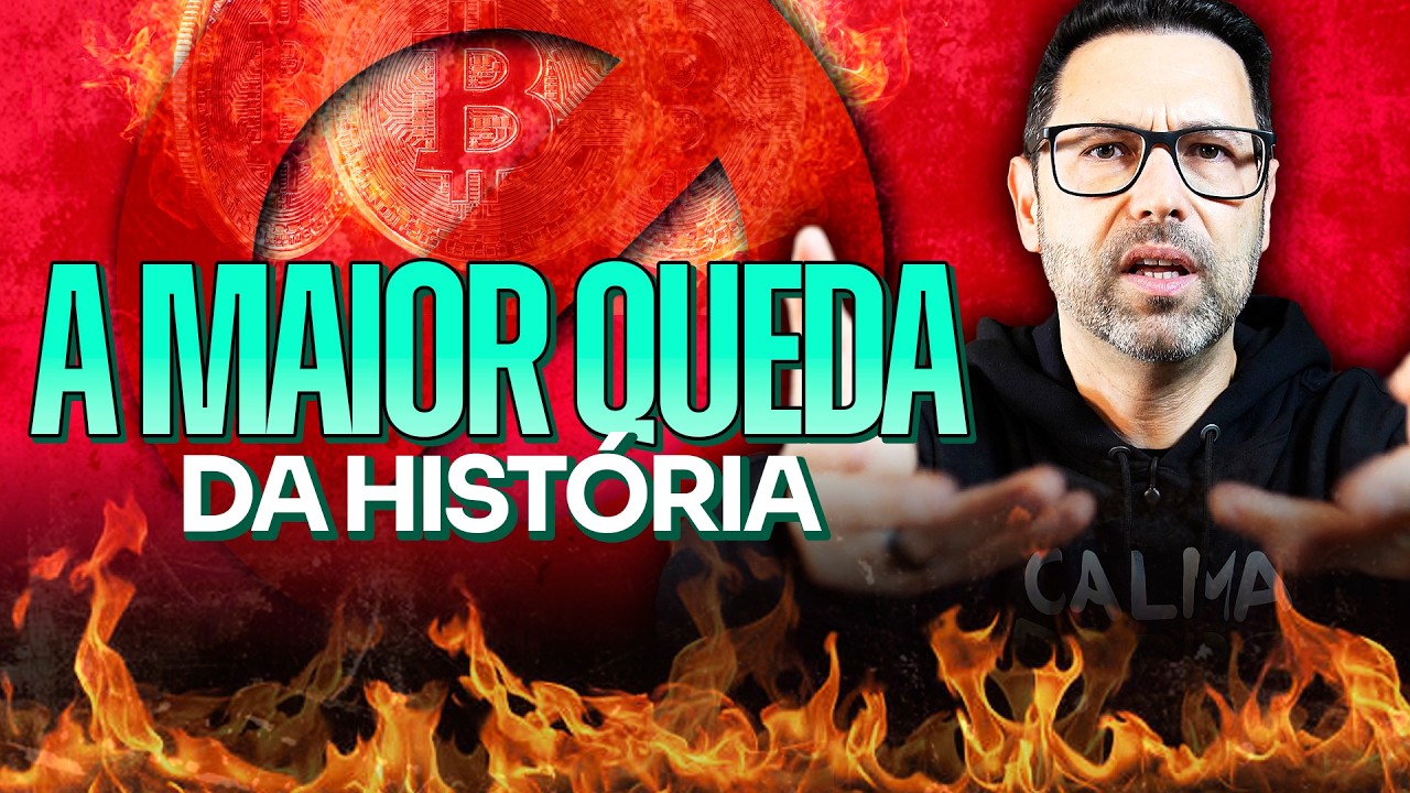 A MAIOR QUEDA DA HISTÓRIA | O CRASH QUE FEZ O BITCOIN DESPENCAR E LIQUIDOU MILHÕES DE INVESTIDORES!