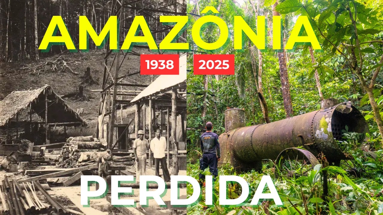 ENCONTRAMOS um ANTIGO Ponto de Extração de Petróleo na AMAZÔNIA!